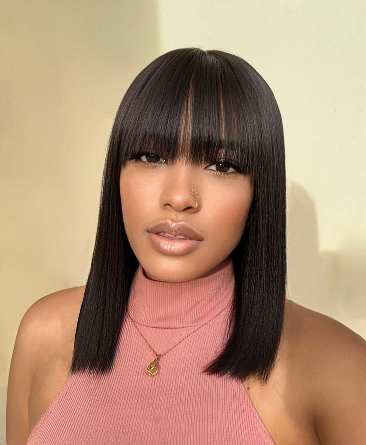 Bob wig with bangs