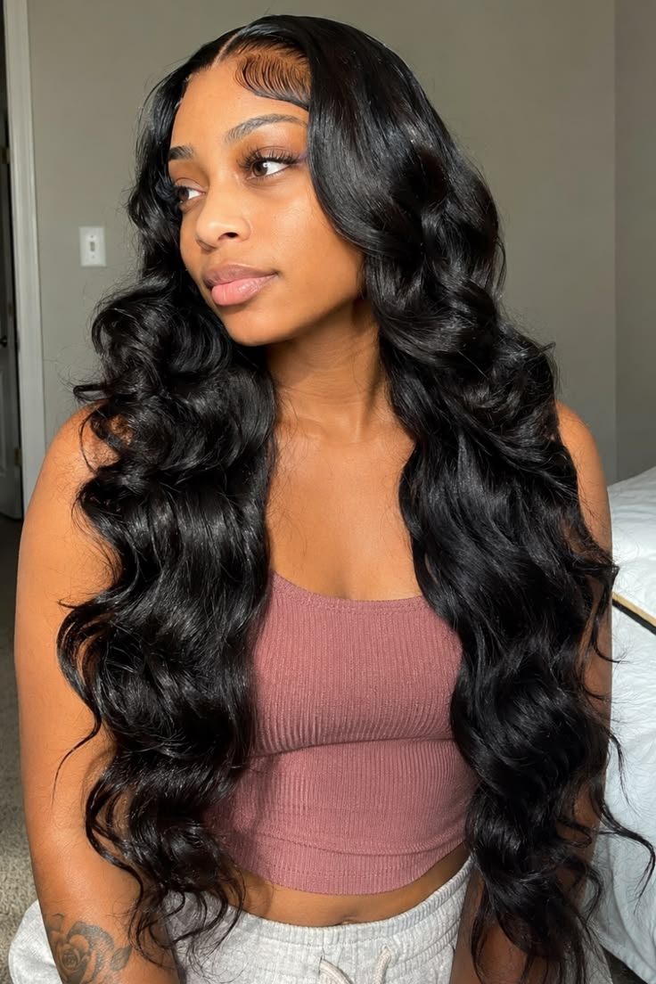 Long body wave wig